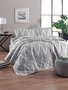 L'essentiel linge de maison Olivia - Gris y blanco